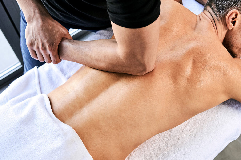 Deep tissue massage
